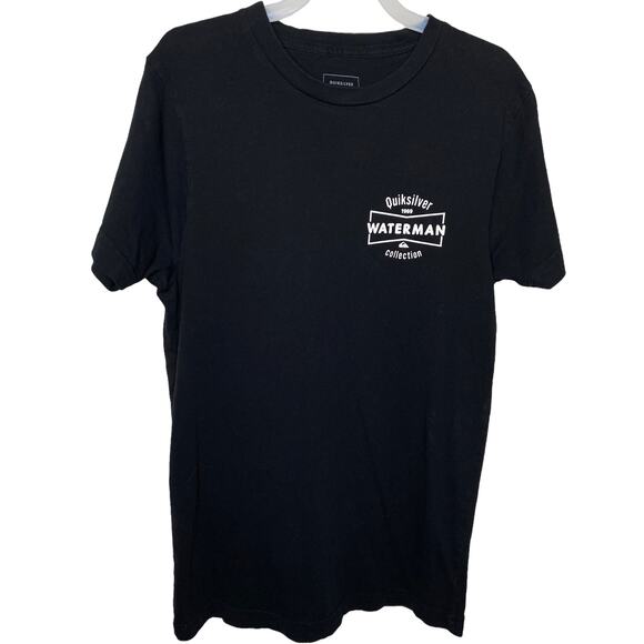 Quicksilver 1969 Waterman Collection Black T-Shirt Size Small - Picture 2 of 5